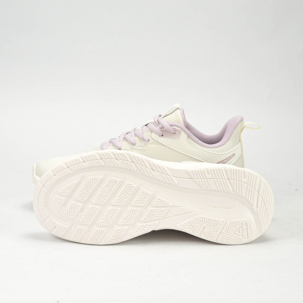 PEAK TRAINING RUNNING SHOES-WHITE/PURPLE EXT54428H-Z524