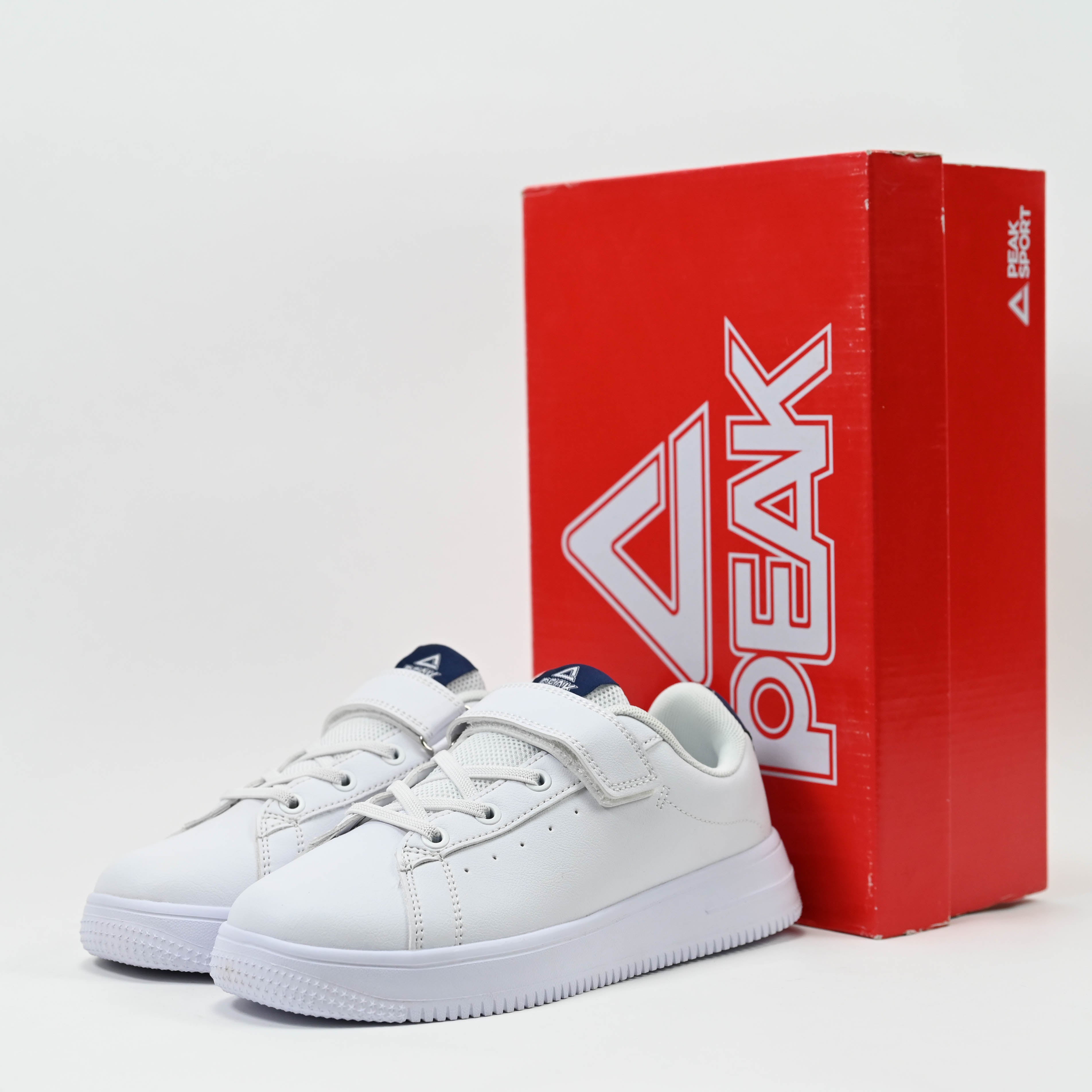 Peak Kids Casual Shoes White Navy EK3901B-1030