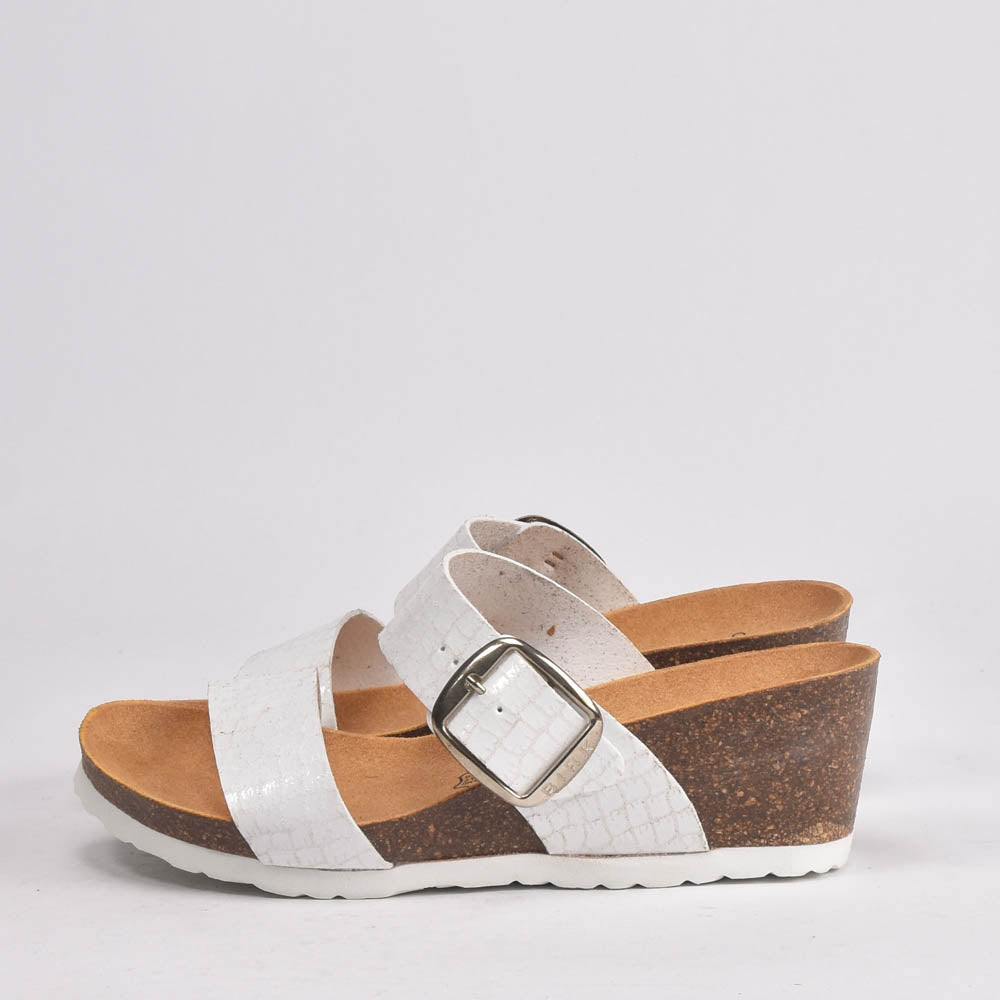 BIRK BLANC CROCO  F-50-BKF-202BC