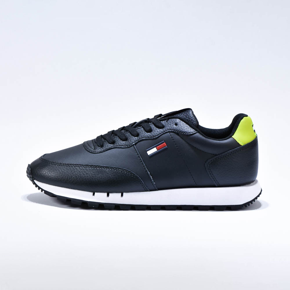 TOMMY HILFIGER - حذاء TJM RUNNER من الجلد القديم EM0EM00813BDS
