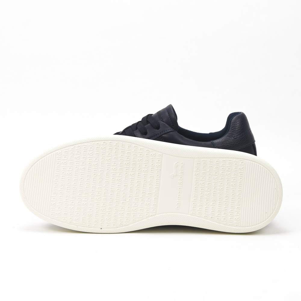 Harmont and Blaine Blue Sneakers Homme EFM252-022-1B0-12