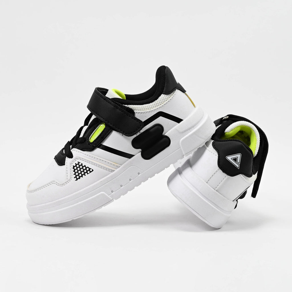 Peak Kid\'s Culture Shoes White Black EK41850B-1020