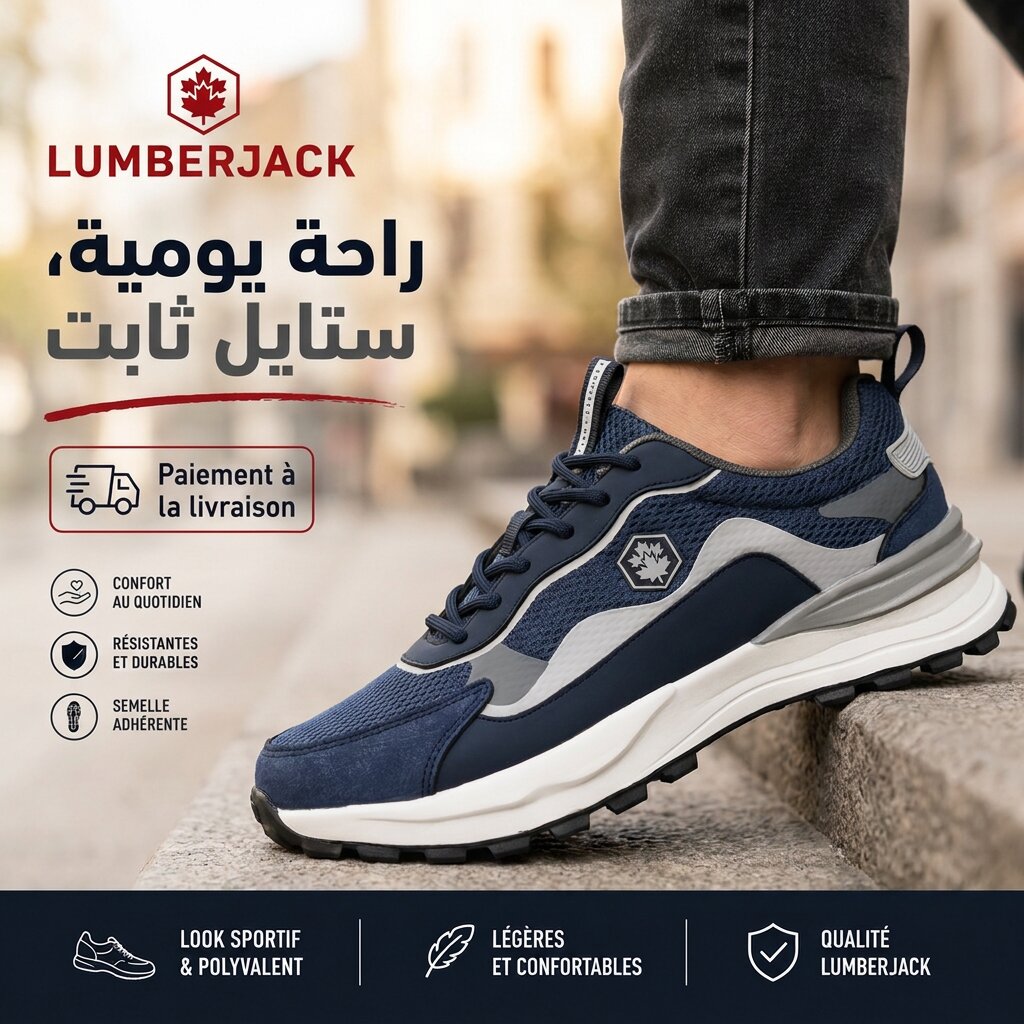 Lumberjack Boozer — basket homme cuir style italien