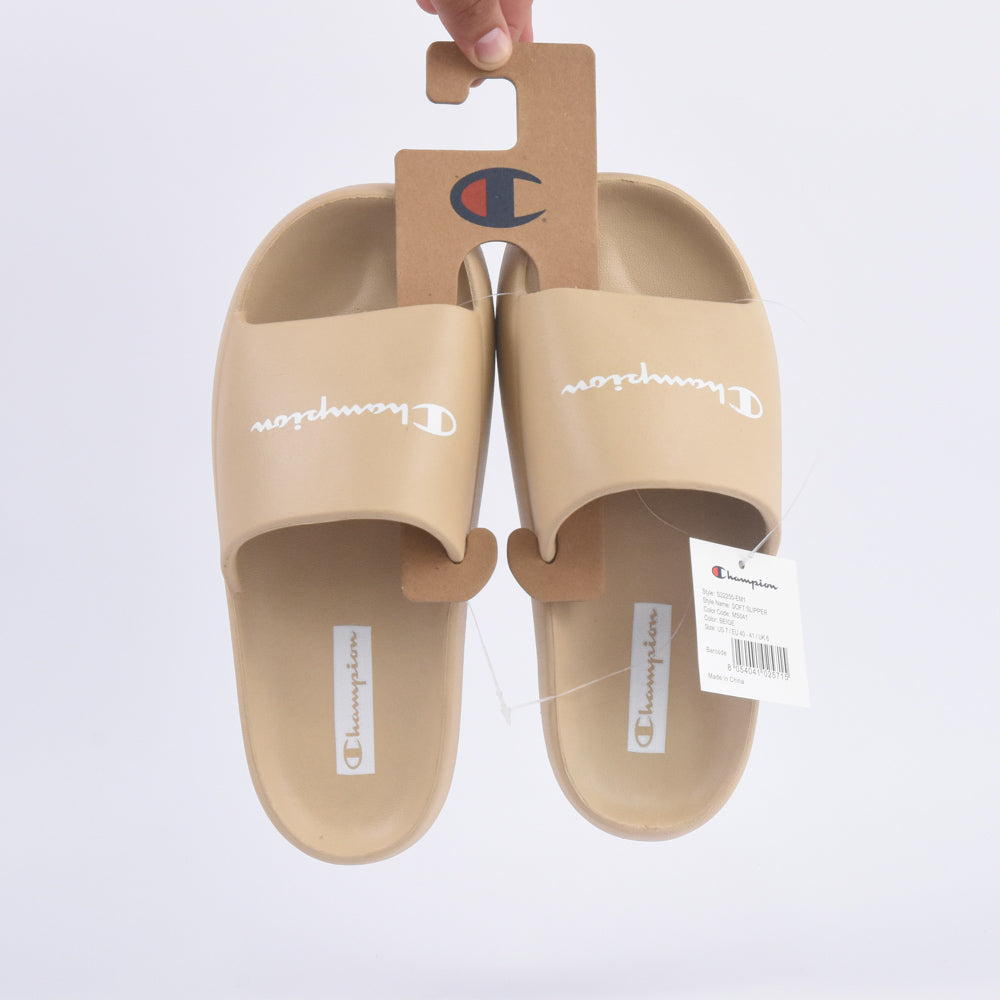 Claquette - CHAMPION SOFT SLIPPER BEIGE S22255-EM1-MS041