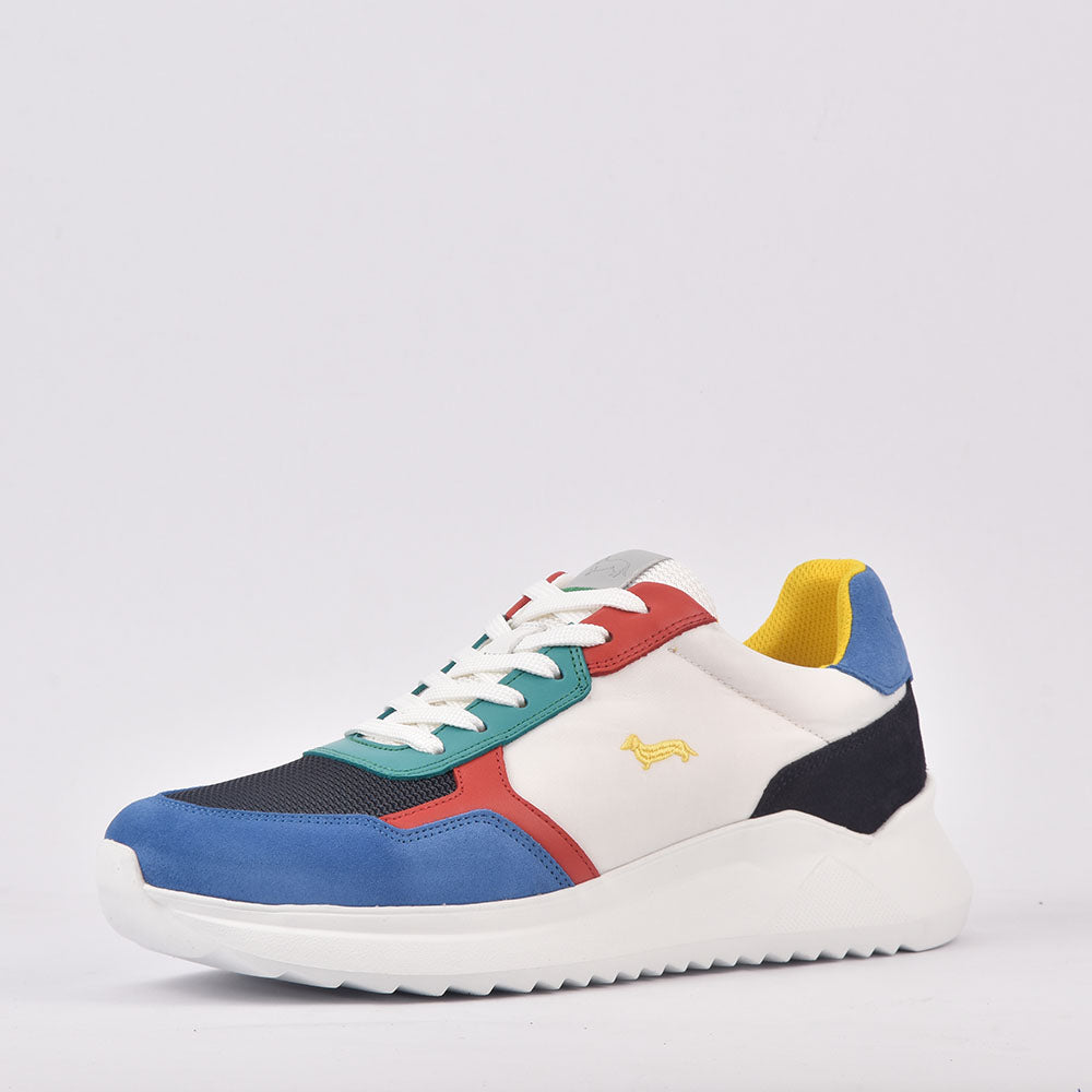 HARMONT AND BLAINE SCARPA UOMO CAMOSCIO AZZURRO EFM231-060-6220