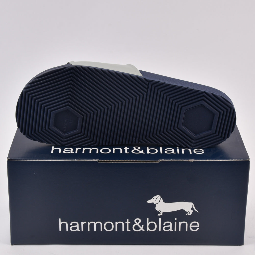 Harmont and Blaine  - Sandale de Bain LOGO GRIGIO - BLU EFM231-131-6520