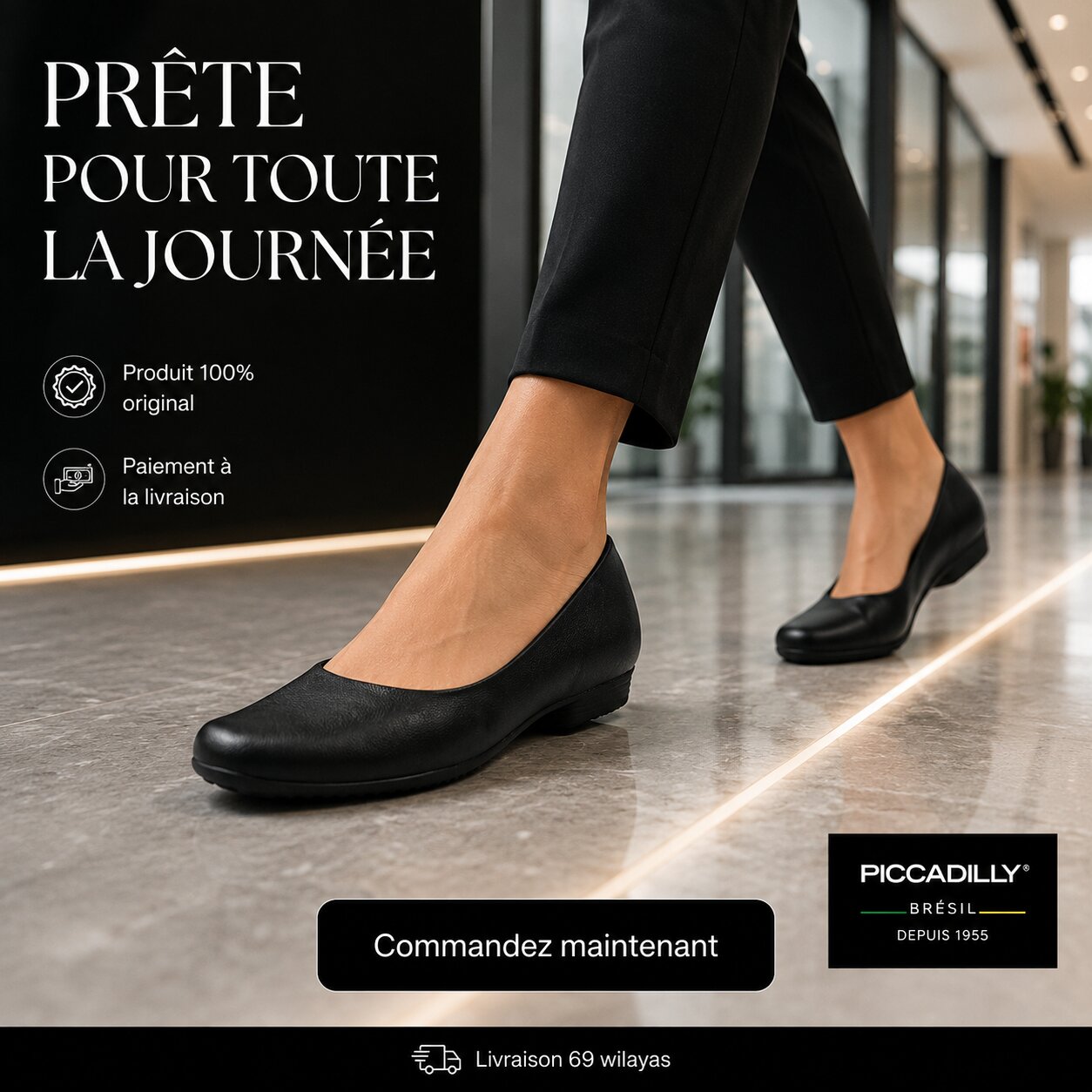 Ballerines Piccadilly Femme