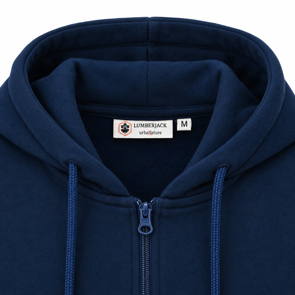 LUMBERJACK ZIP HOODIE LBJ-00201-BLU