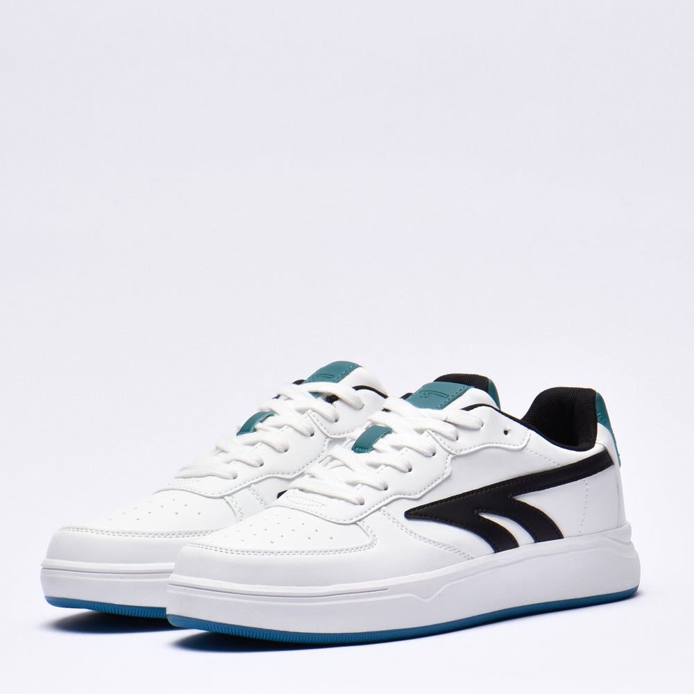 HI TEC VARSITY COURT WHITE BLACK DEEP LAKE \ S013766
