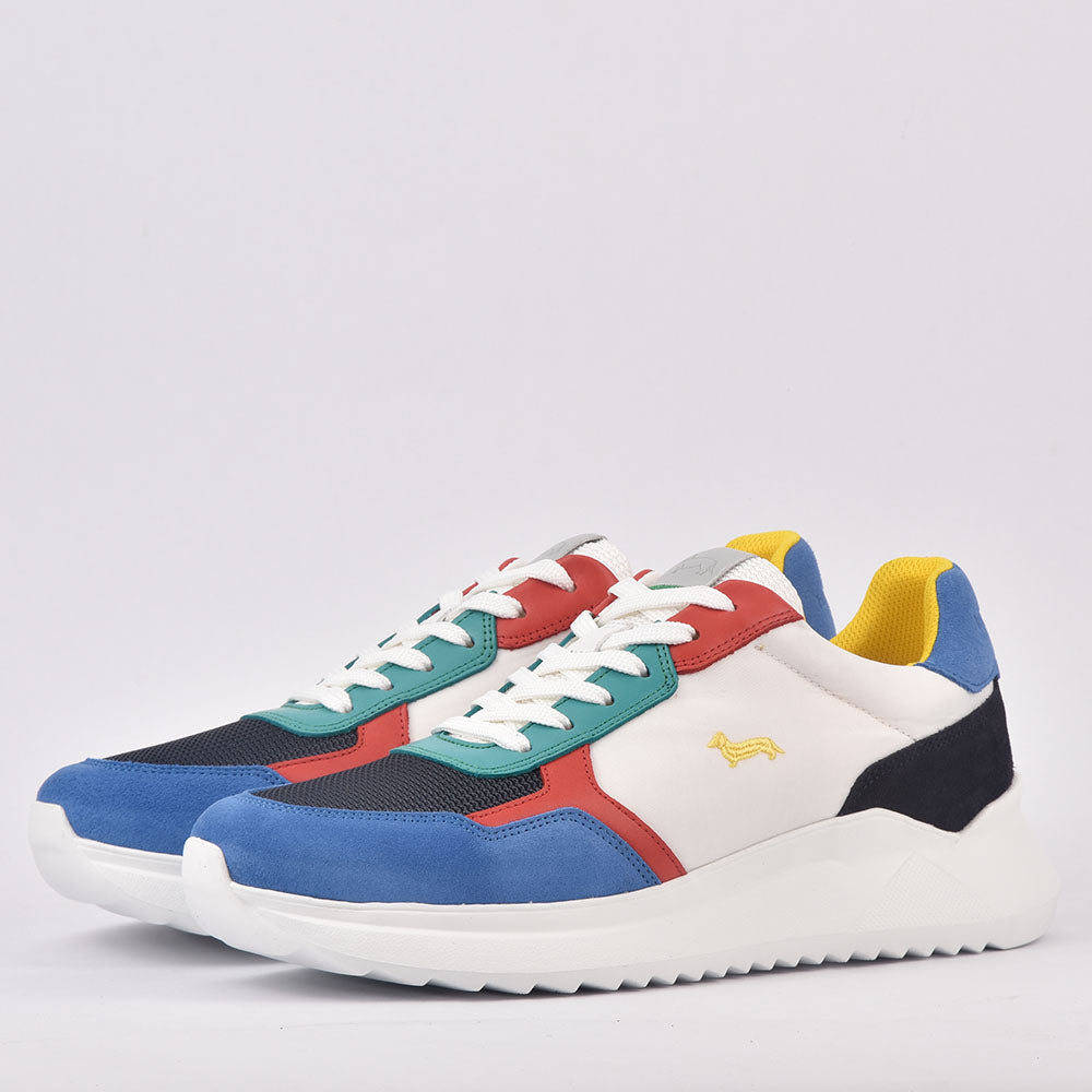 HARMONT AND BLAINE SCARPA UOMO CAMOSCIO AZZURRO EFM231-060-6220