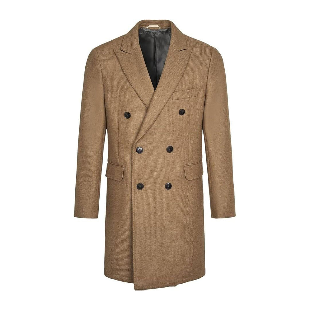 MANTEAU Hackett London Camel Broken Twill DB   HM402677R-855