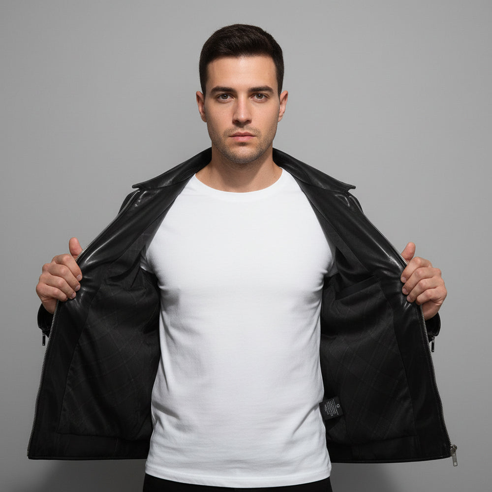 VESTE HOMME MASSIMO A-2502-BLACK