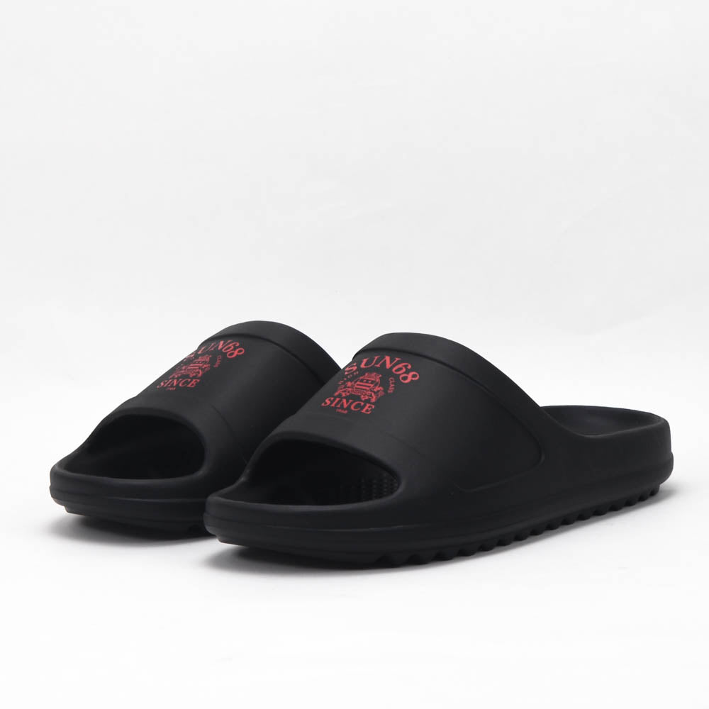 SUN68 Slippers Monoblock X36113-1110-NERO-ROSSO