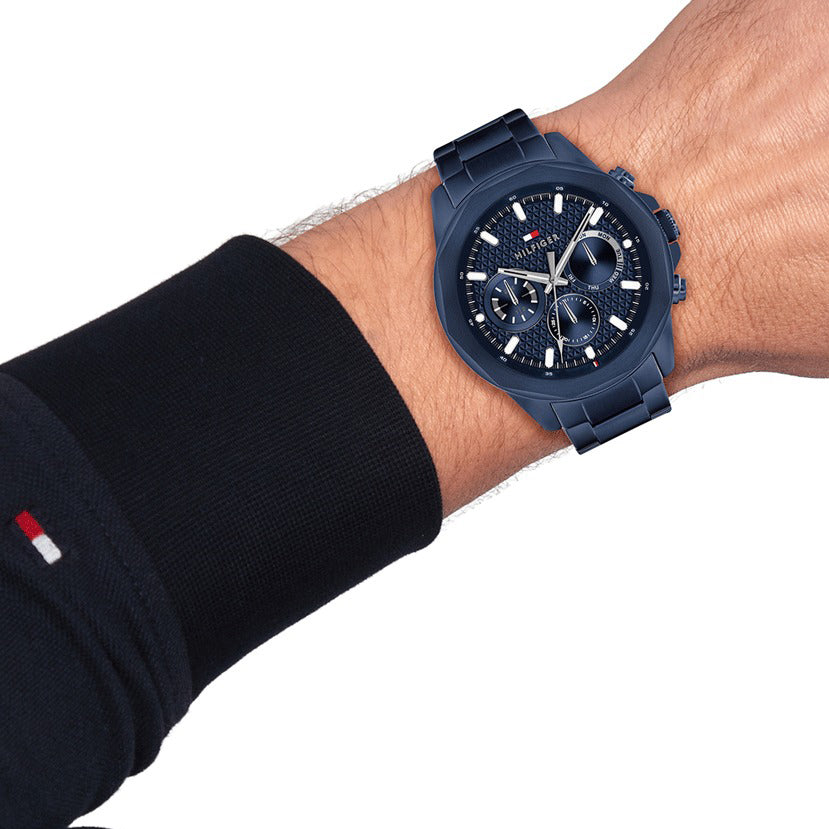 Montre Tommy Hilfiger Navy Geometric Dial 1710652