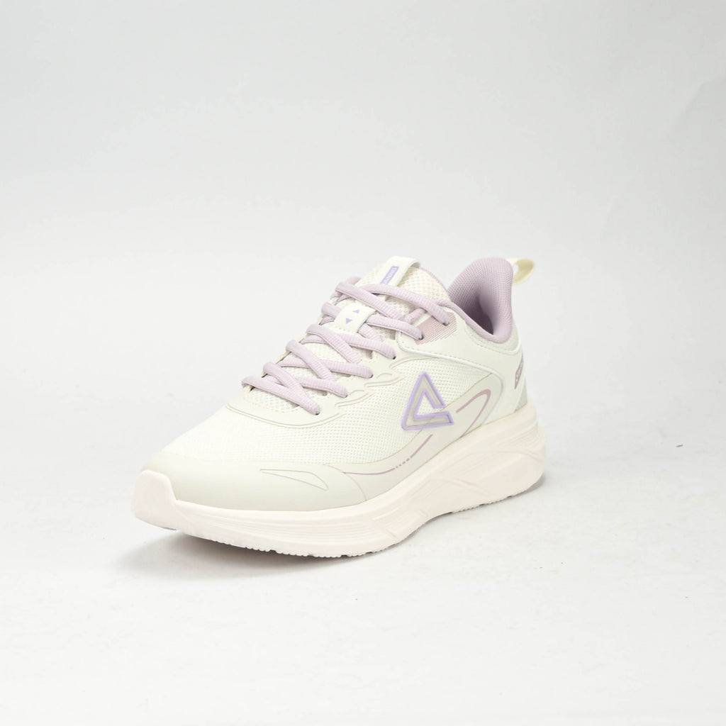 PEAK TRAINING RUNNING SHOES-WHITE/PURPLE EXT54428H-Z524