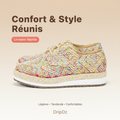 ANDRÉ ESPADRILLES FEMME HARMONICA TEXTILE BEIGE 52125674243