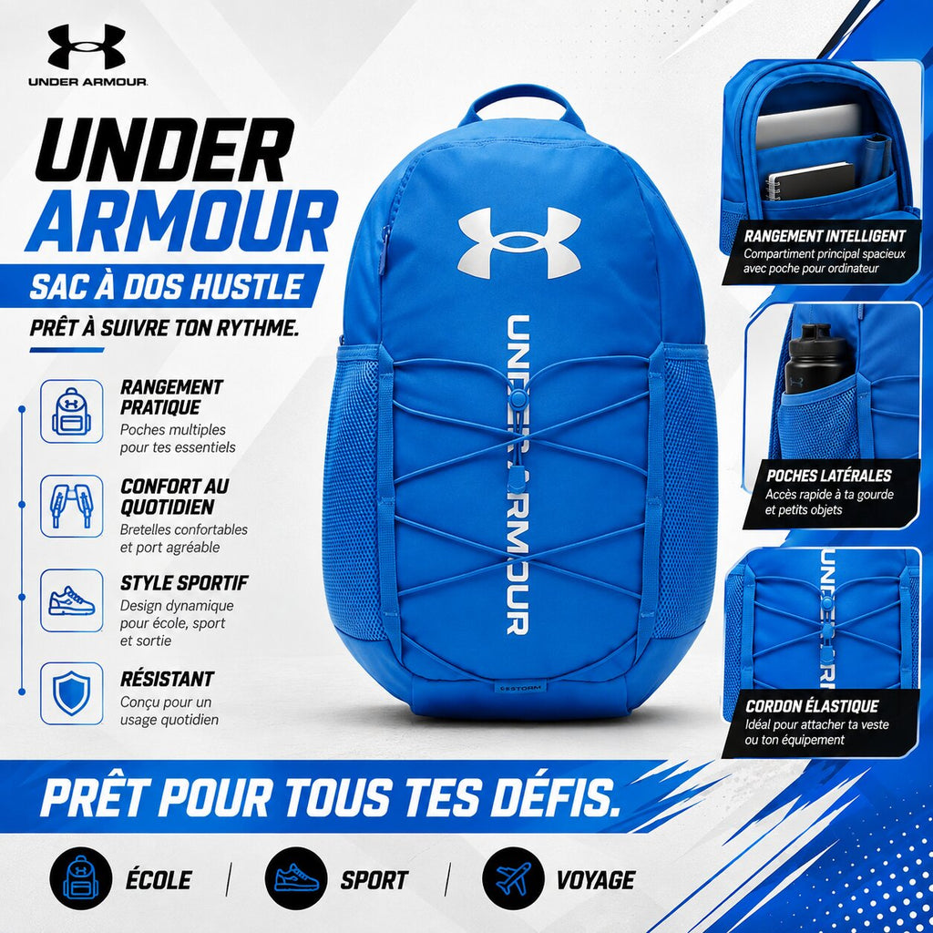 Under Armour Hustle Sport 6.0 — sac à dos 26L