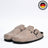BIRK SABOT FEUTRE MARRON PLANTA NOIR