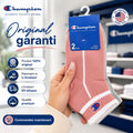 Champion — Chaussettes invisibles grises (lot de 2)
