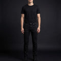 DEPART PANTALON JEAN SLIM HOMME NOIR G20-000523-BLACK