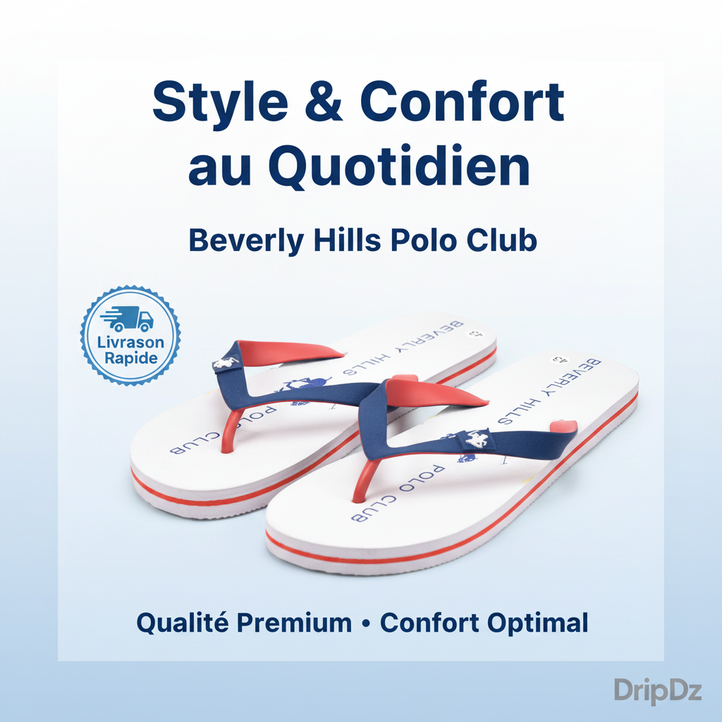 BEVERLY HILLS POLO CLUB CLAQUETTE 2778-WHITE
