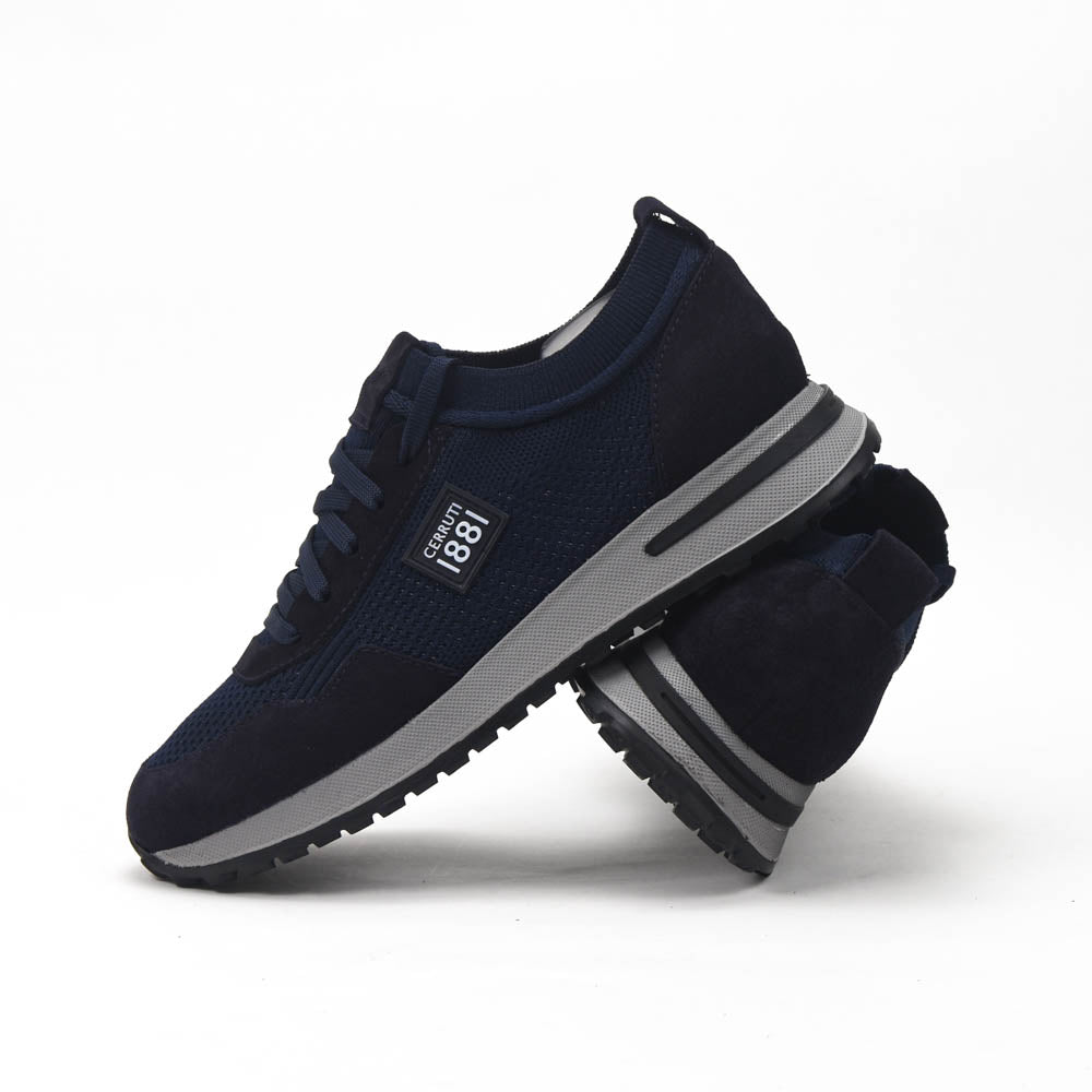 Cerruti 1881 Man Shoes Sneakers CSSU01268-BLUE