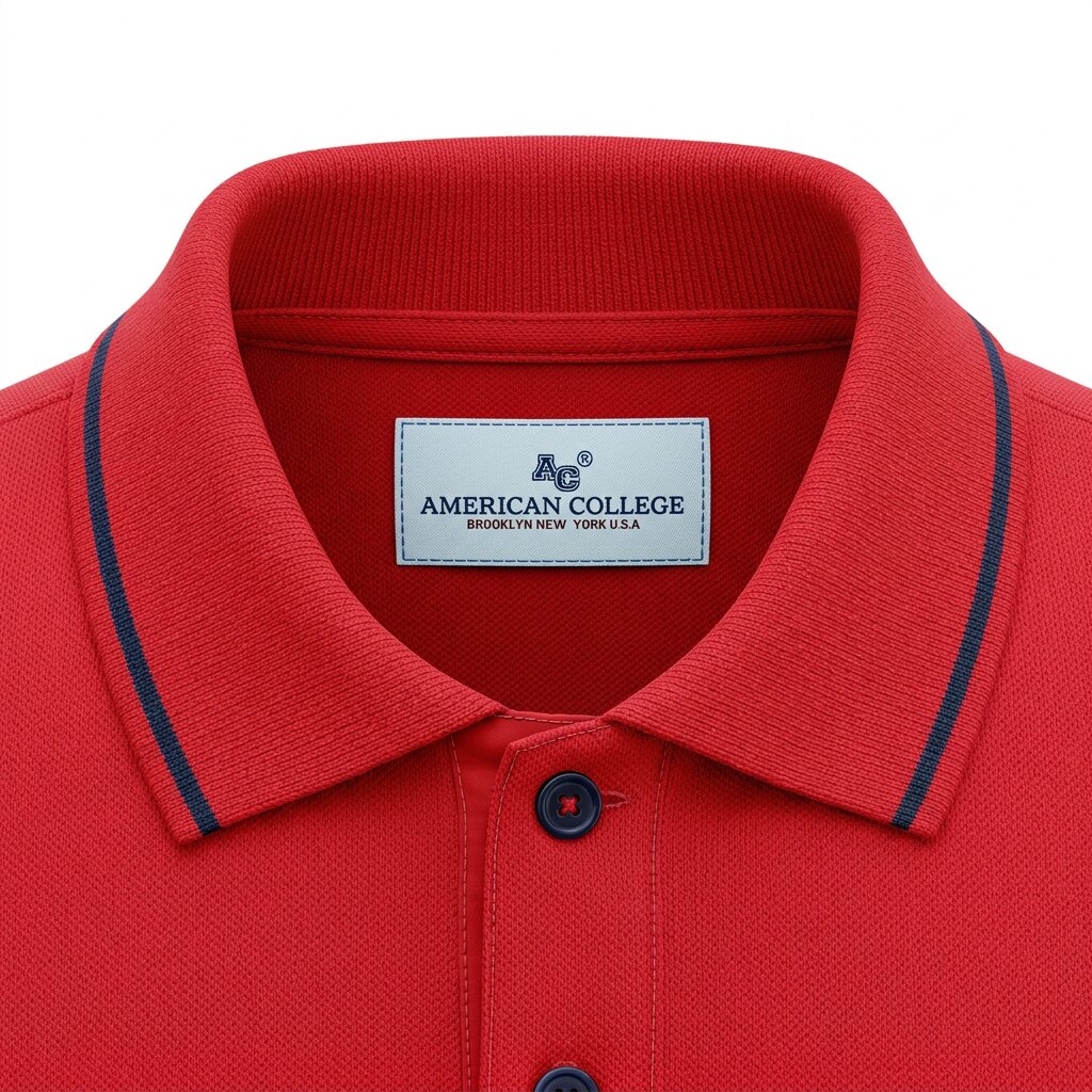 American College t-shirt pour Homme PL250308C-RED