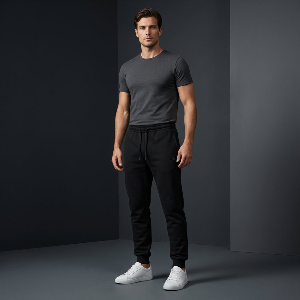 DEPART  JOGGING SLIM HOMME NOIR G23-003079-BLACK