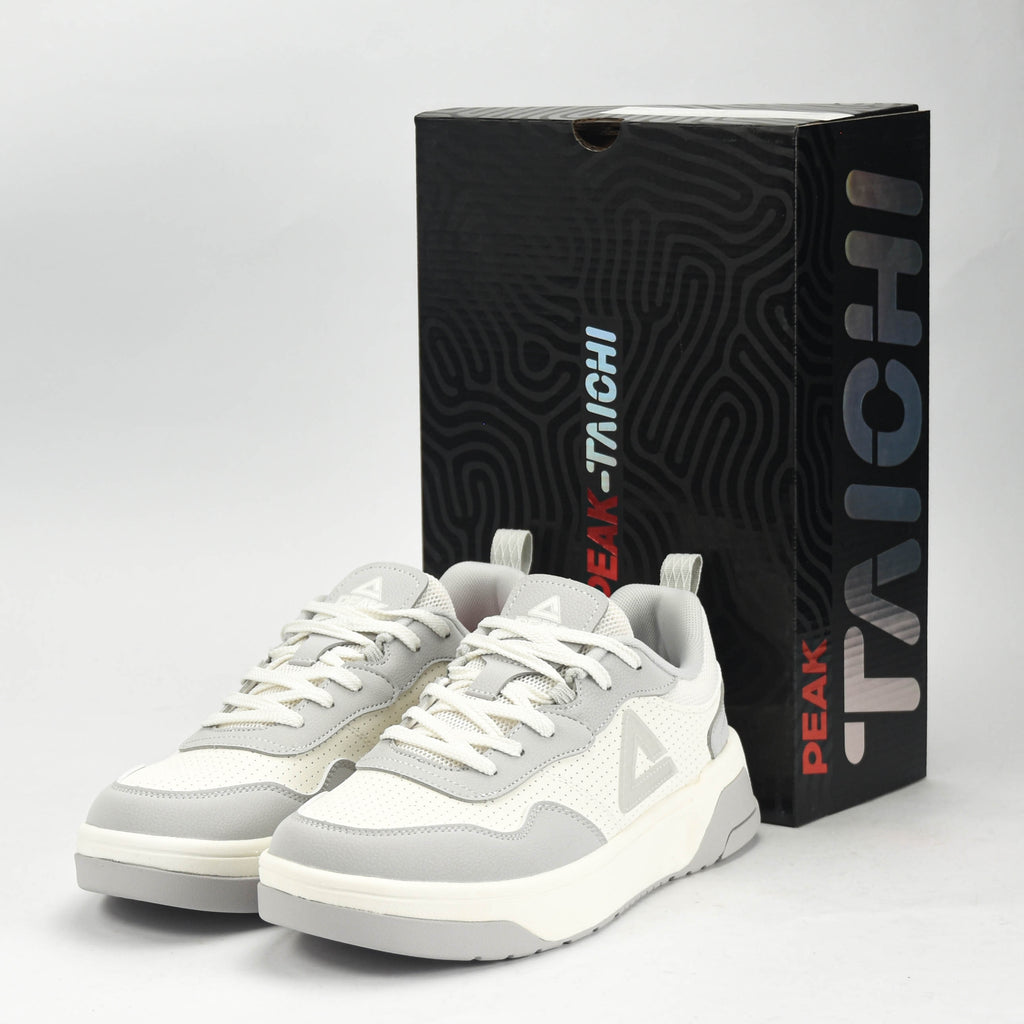 PEAK SPORTS SHOES-WHITE/GREY EXT52367B-Z500