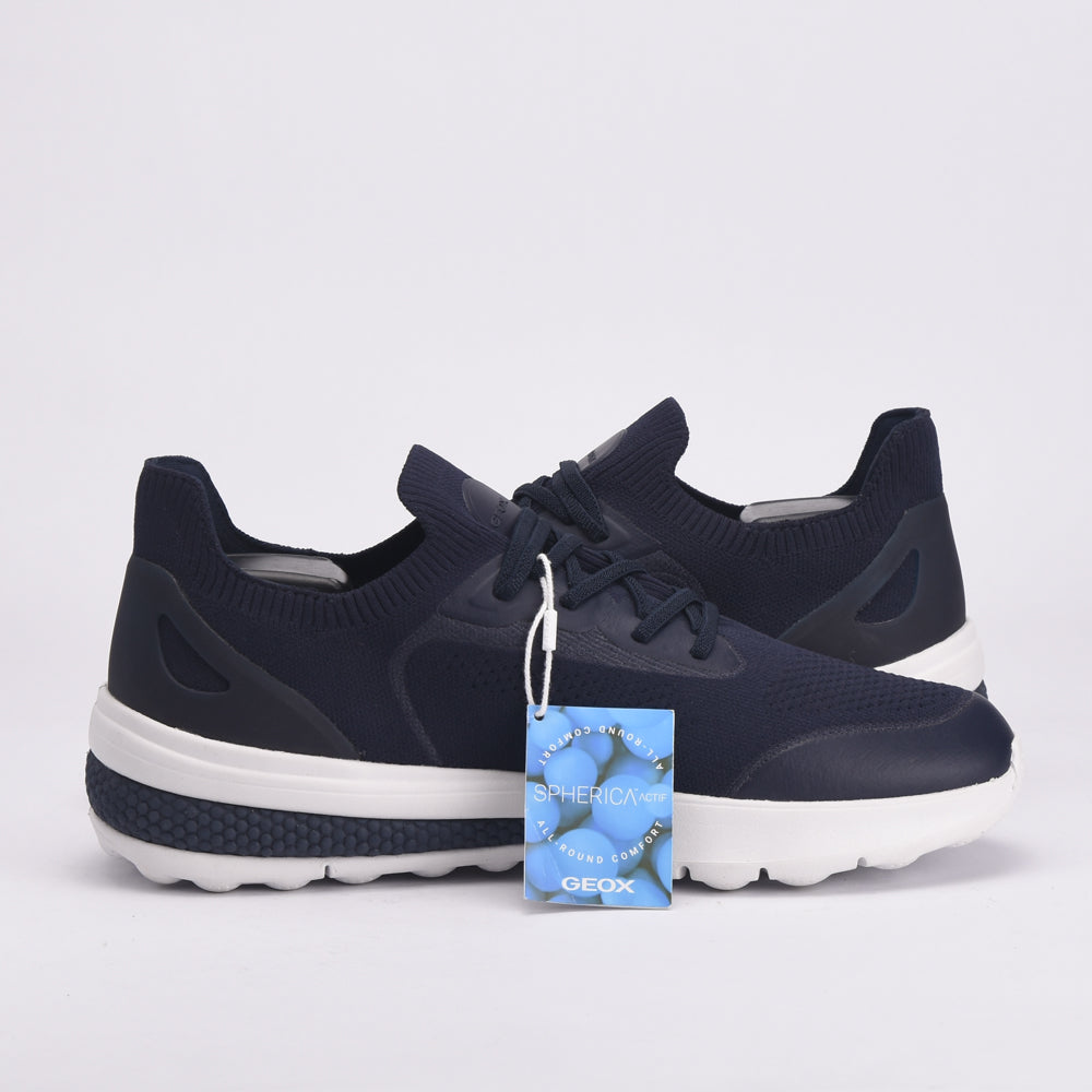 BASKET GEOX U SPHERICA BLEU NUIT U35BAA-0006K-C4002