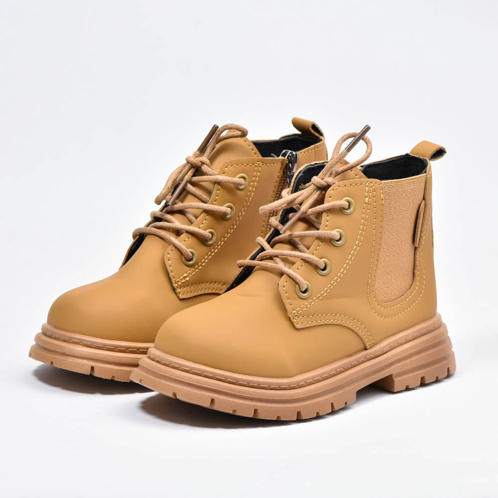 Bottes coordonnantes à lacets Marron Enfants \ 30171