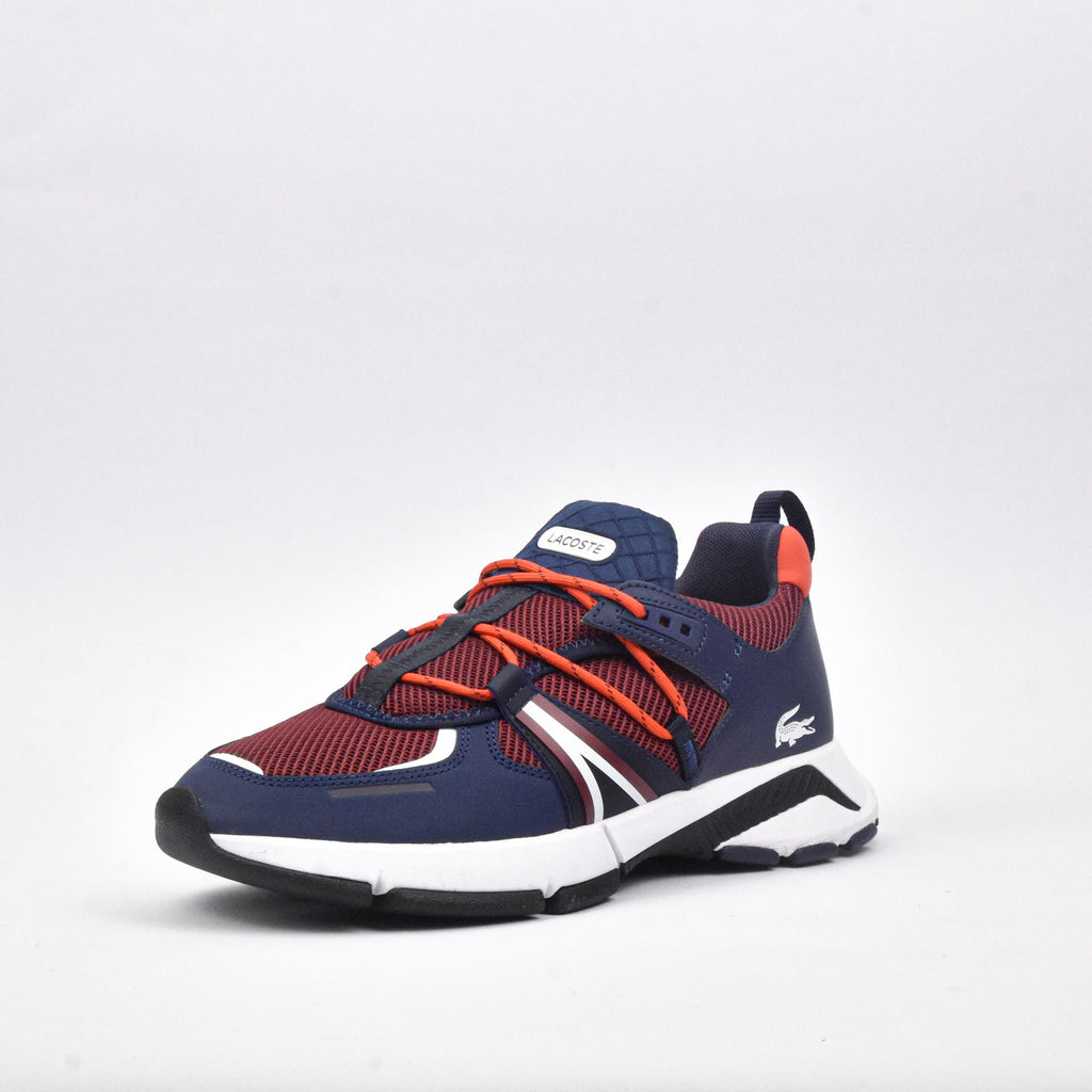 LACOSTE -  BURG/NVY BLEU & ORANGE L0032231SMA