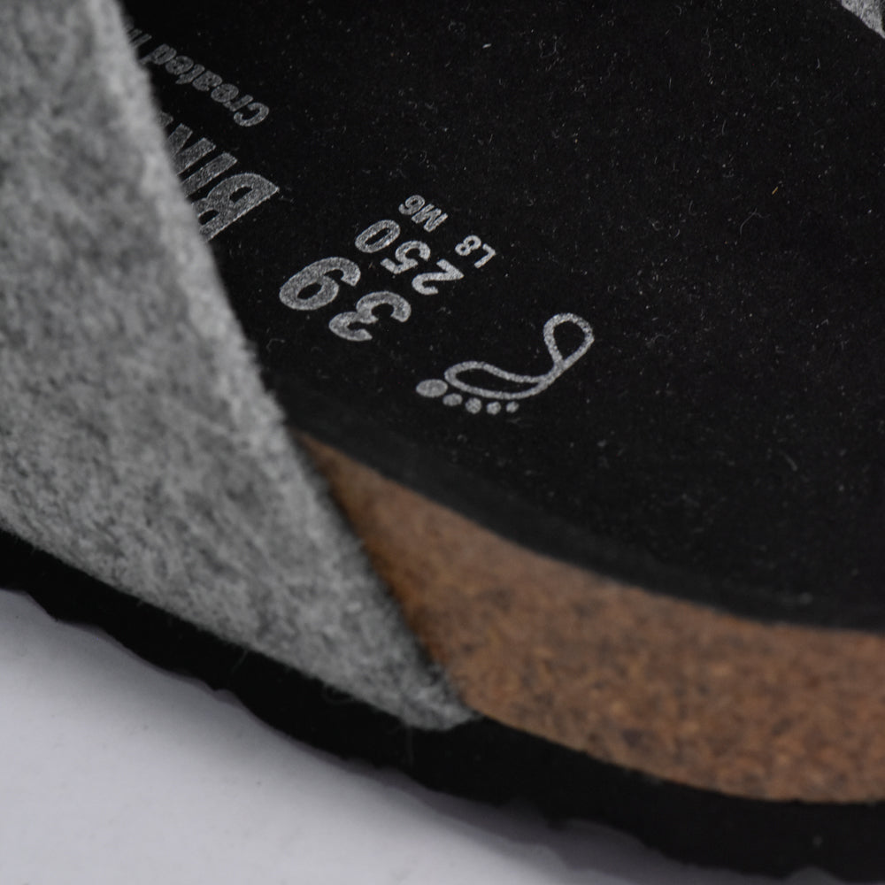 BIRKSBOT GREY FELT PLANTA BLACK F-0GERSBOTFGPN