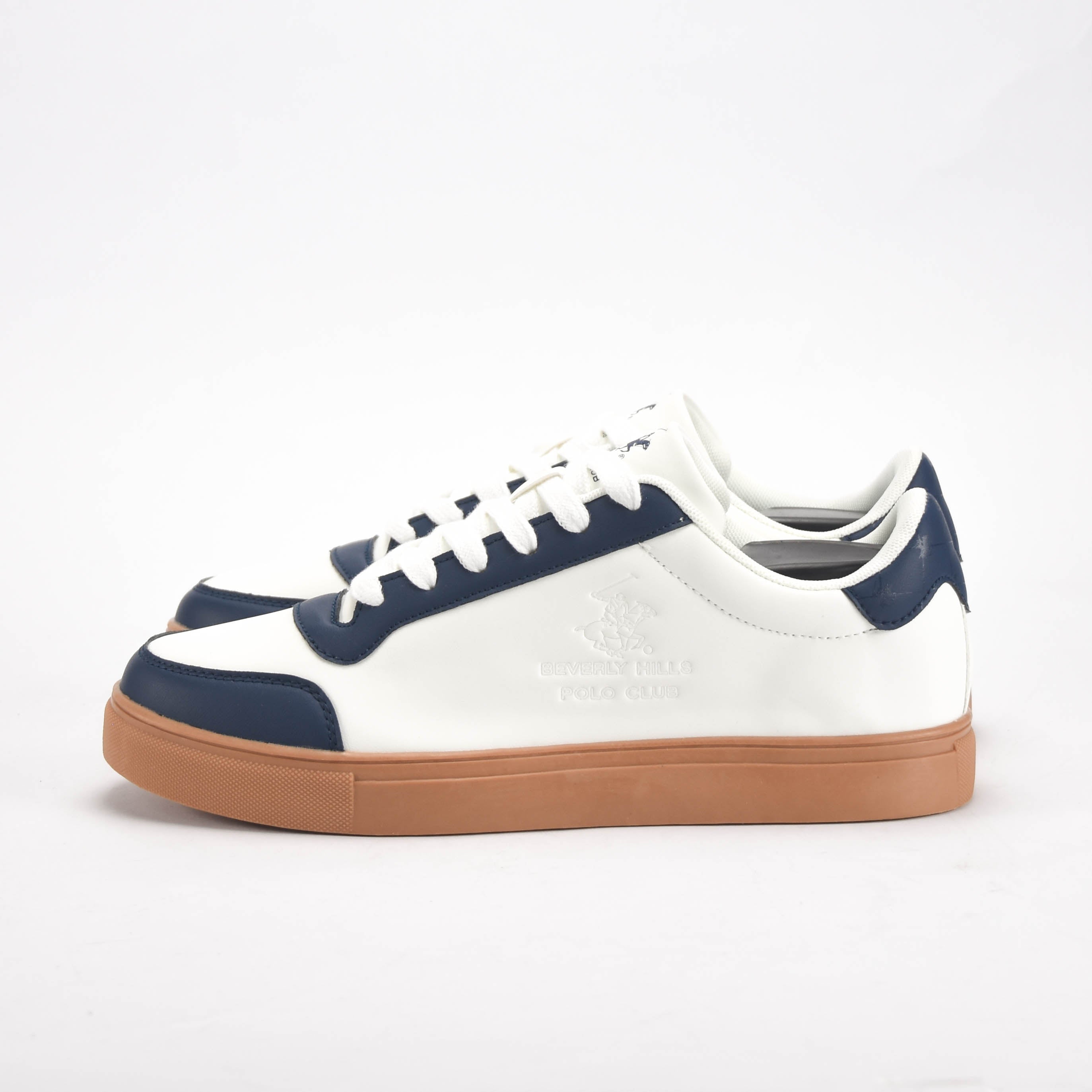 POLO BASKETS POUR HOMME BPLR23-105-WHT-NAV