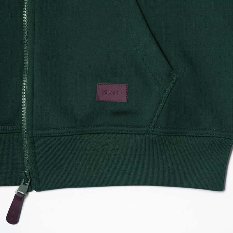 Sweat à capuche zippé homme VERT DL-14