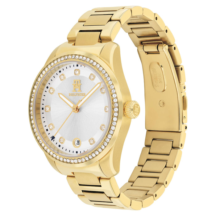 Montre Tommy Hilfiger Gold Steel Silver Dial 1782758