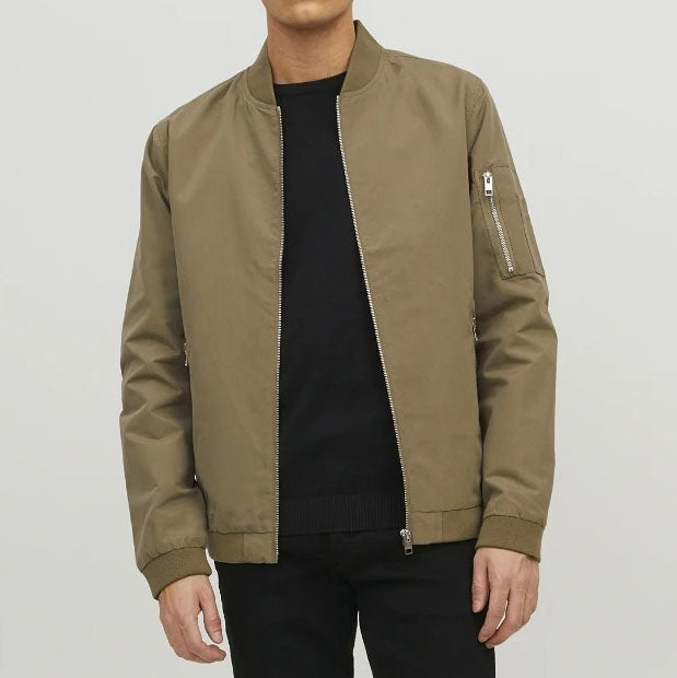 JACK & JONES BOMBER JOMER BOMBER KHAKI 12165203/12-2023-SWX VERT