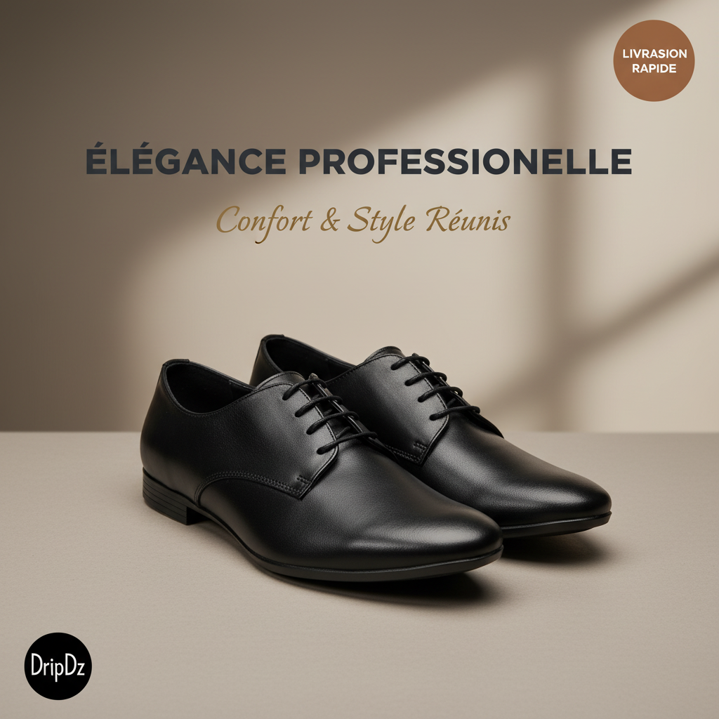 ANDRÉ DERBY FEMME COMPLICITY CUIR NOIR 52125102402