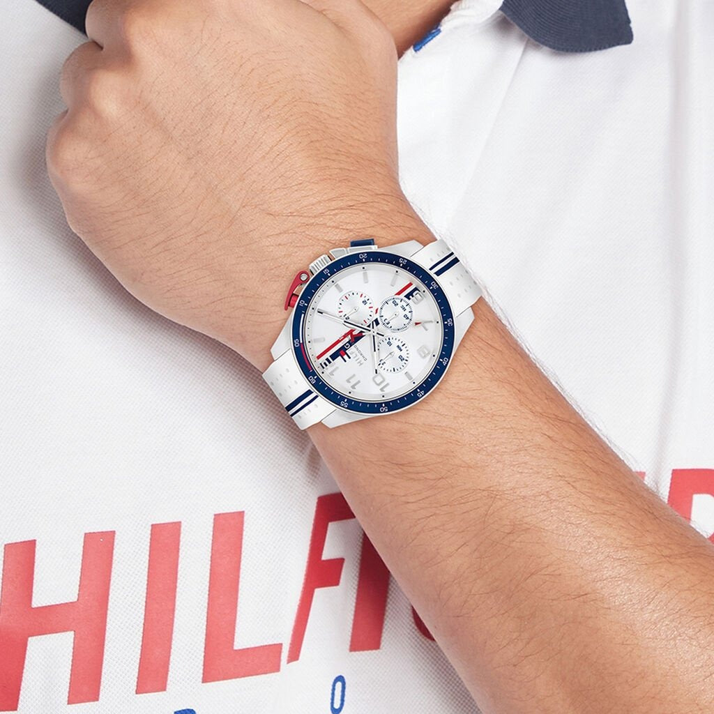Montre Tommy Hilfiger Bank Blanc 1792167