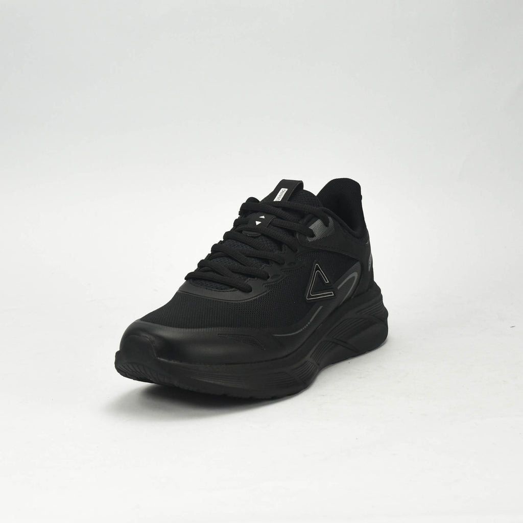 PEAK TRAINING RUNNING SHOES-ALL BLACK EXT54427H-Y291