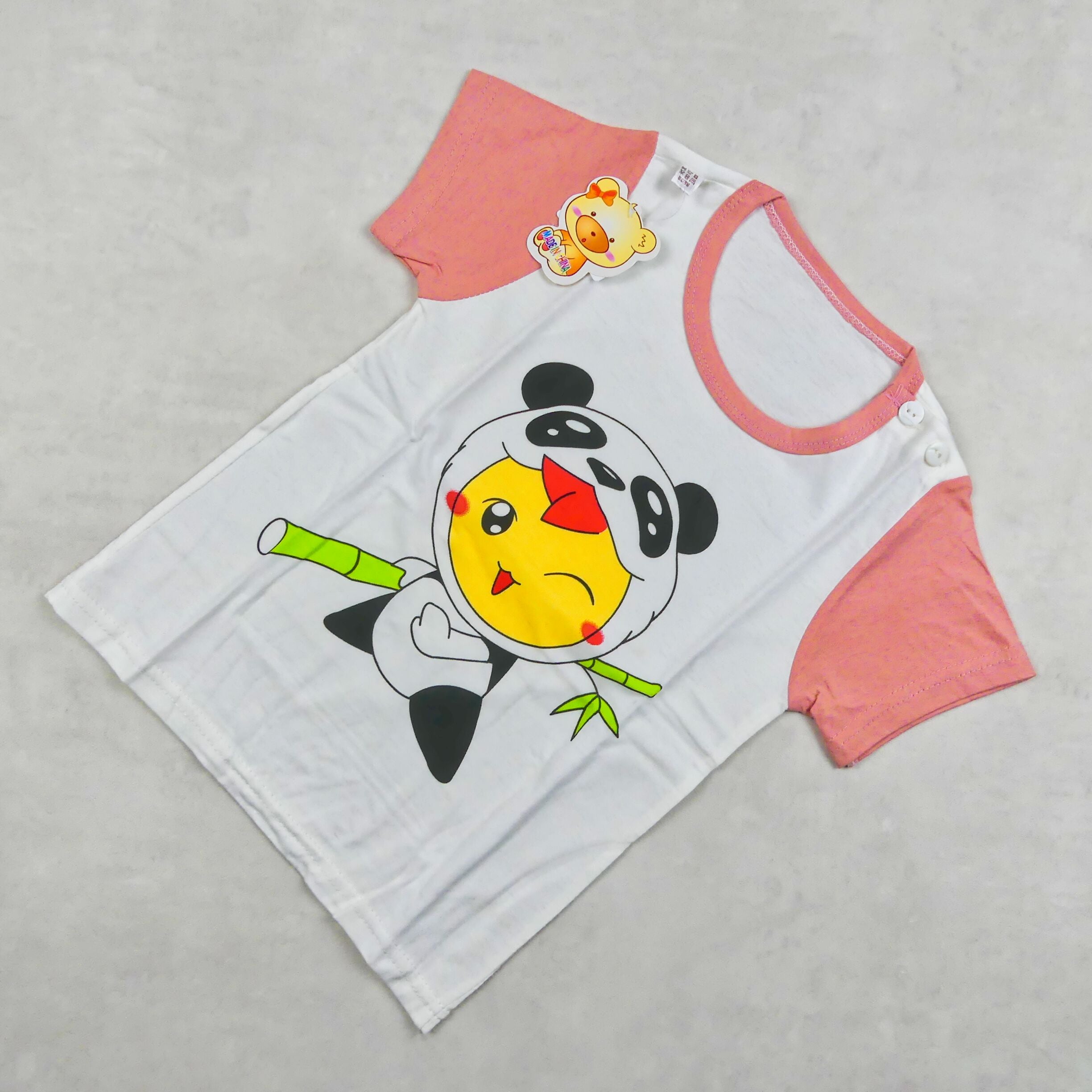 ENSEMBLE BLANC MOTIF MICKEY PANDA 4301