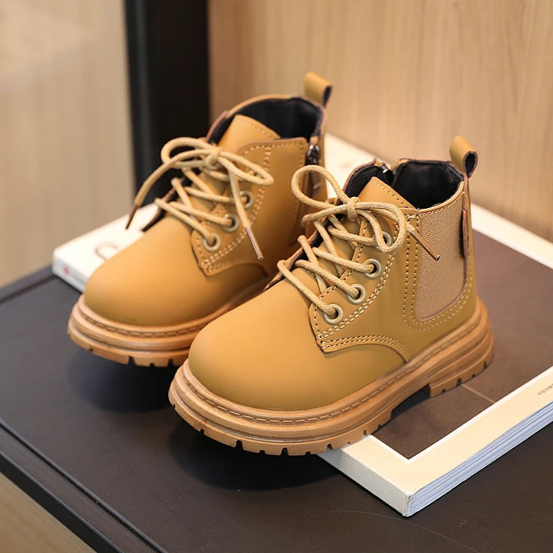 Bottes coordonnantes à lacets Marron Enfants \ 30171