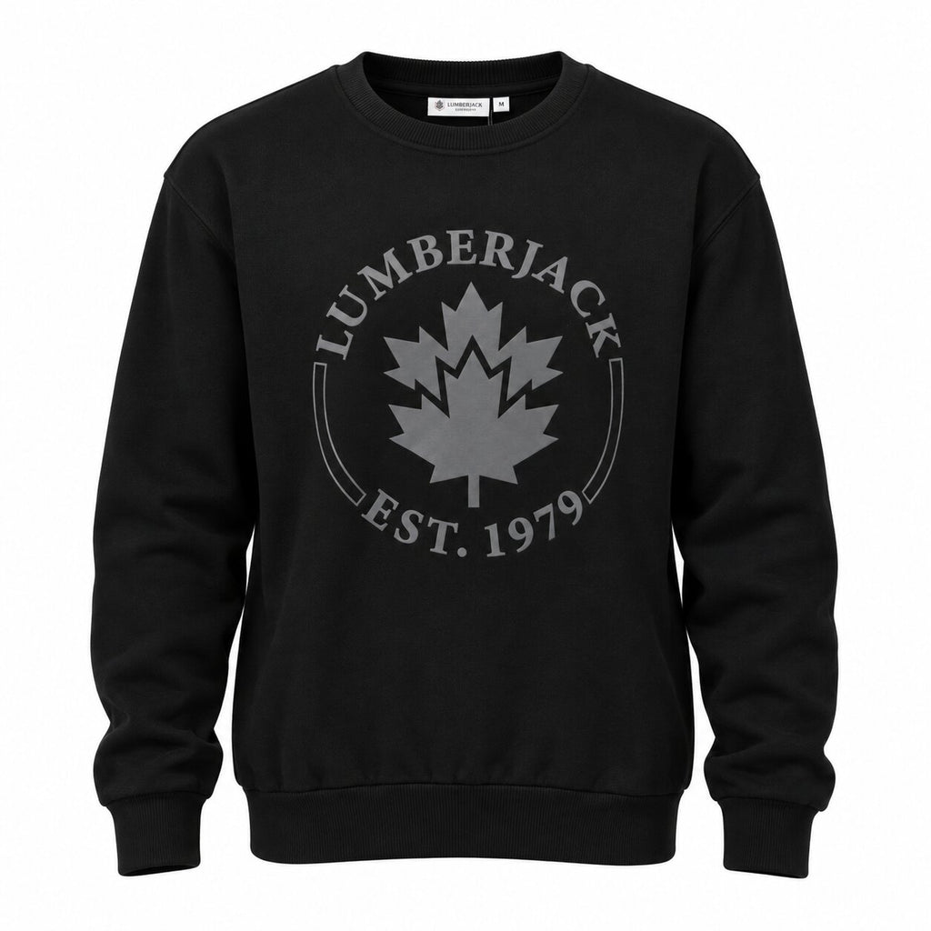 LUMBERJACK SWEAT SHIRT LBJ-00602-BLK