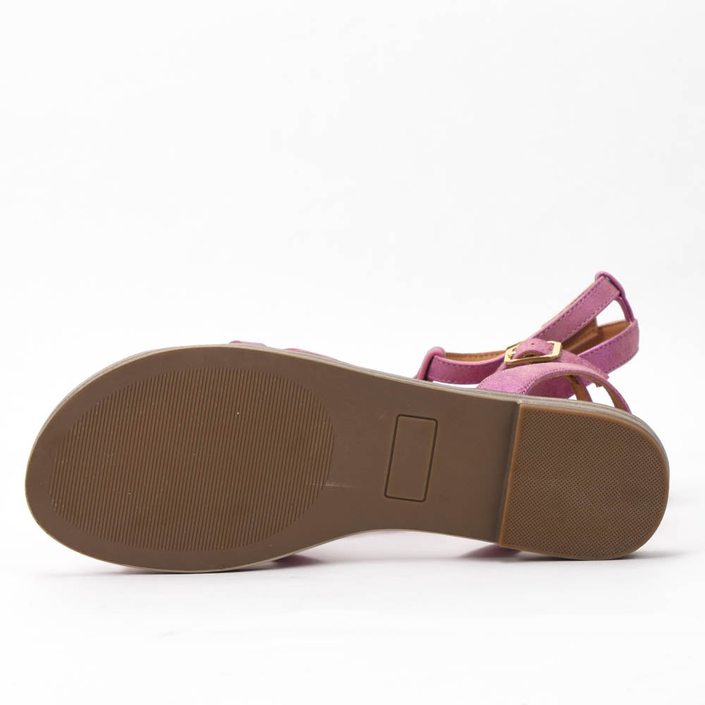 Safety Jogger Sandales Plates Femme 610161-FUC-NAT