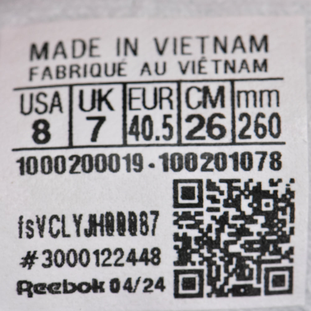 حذاء ريبوك كلاسيك جلدي أبيض/أزرق/أسود