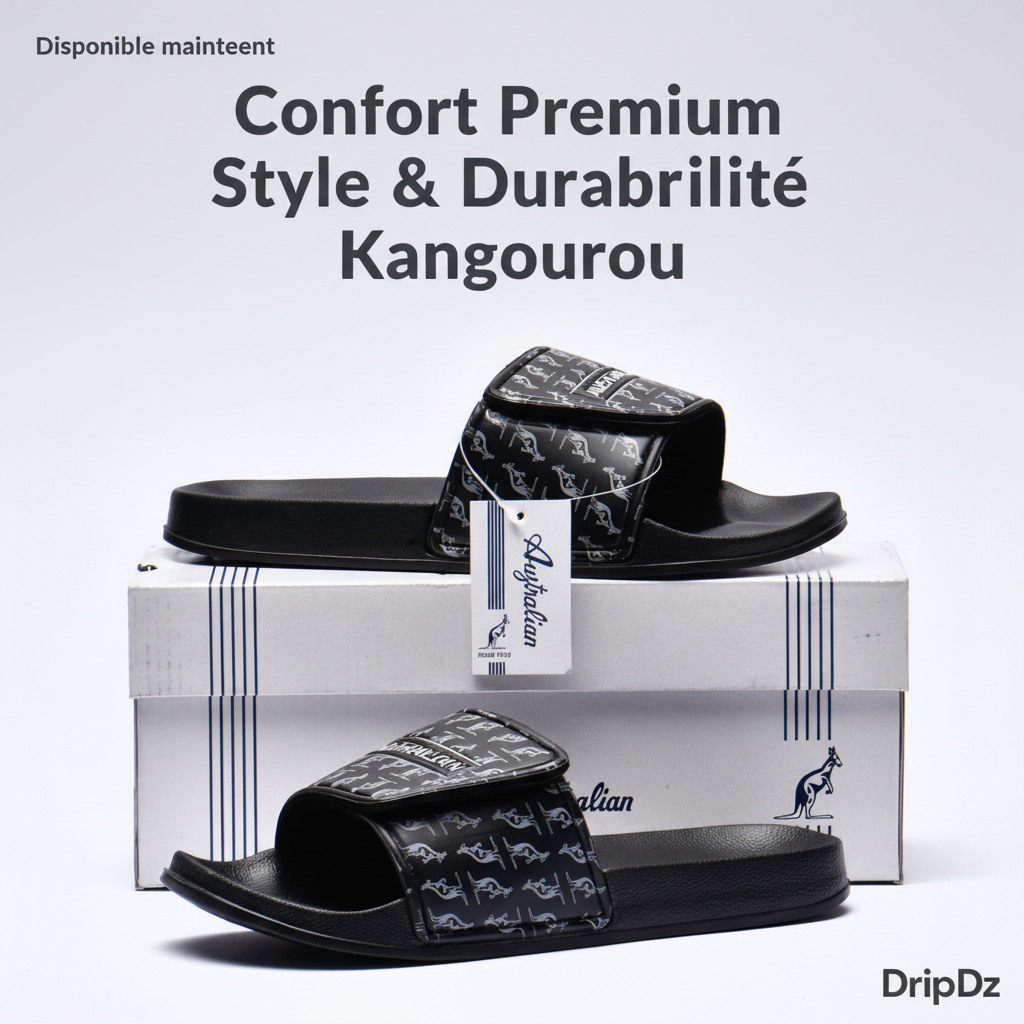 نعال أسترالية سوداء AU896V02BLACK