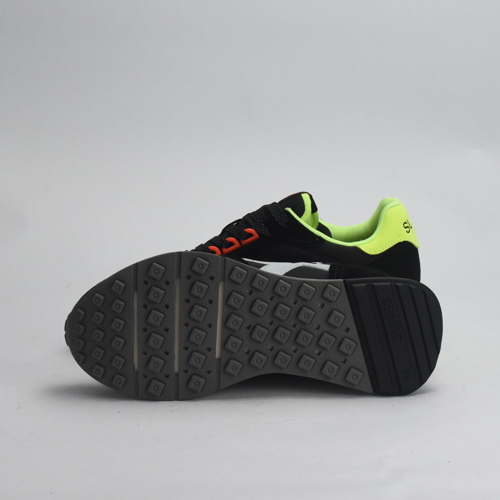 BASKET SUN68 JAKI 2.0 FLUO 11 NERO Z35113-11