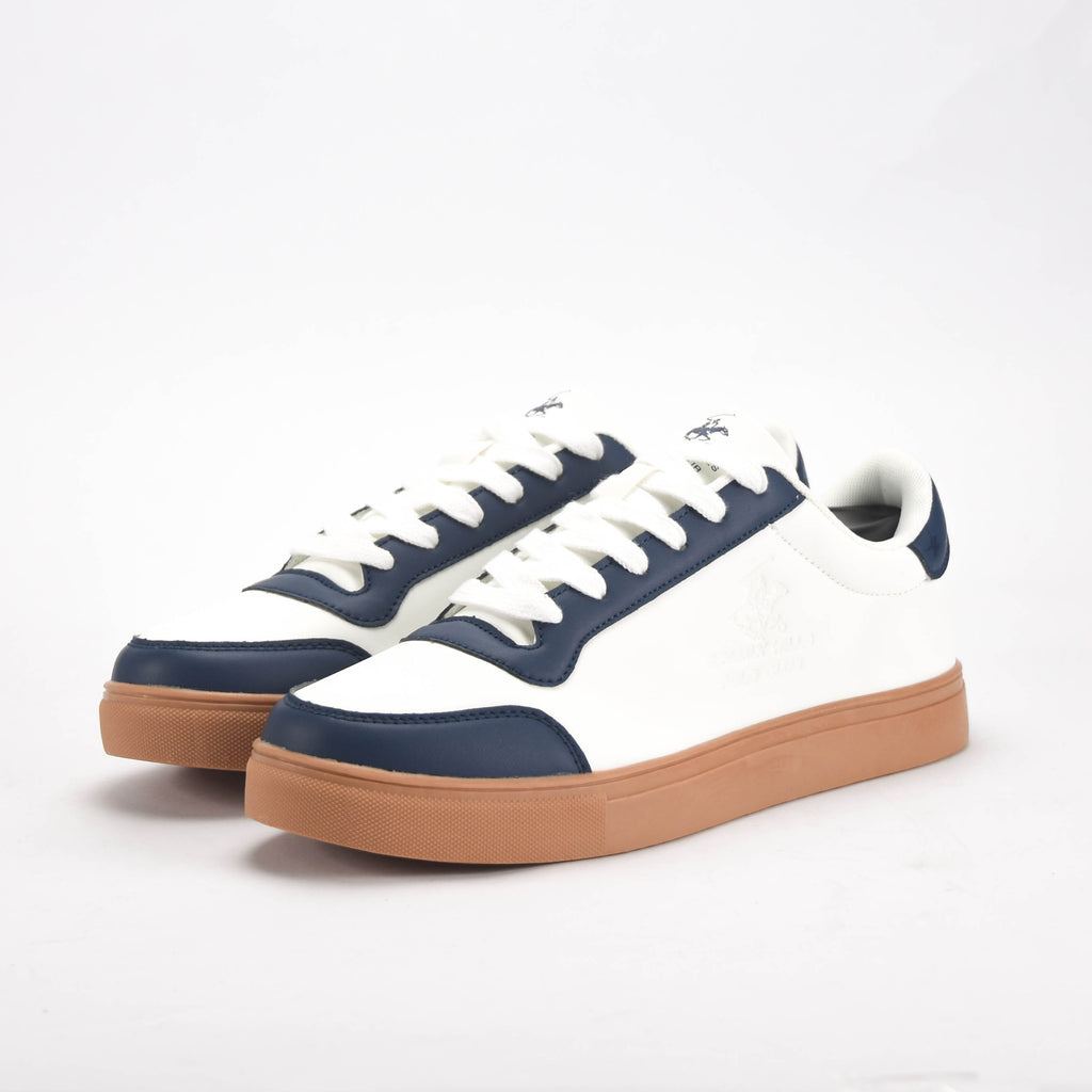 POLO BASKETS POUR HOMME BPLR23-105-WHT-NAV