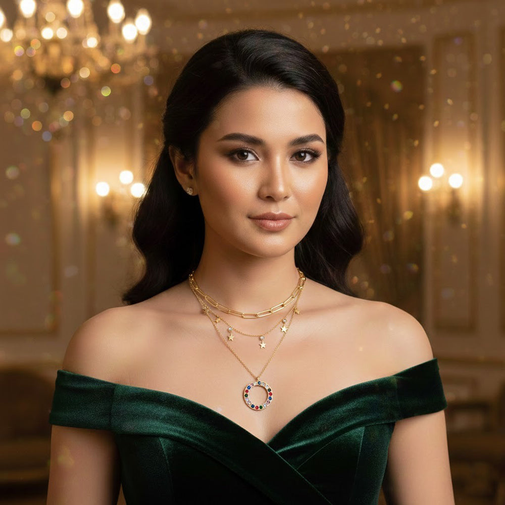 Collier Double Chaine N°58