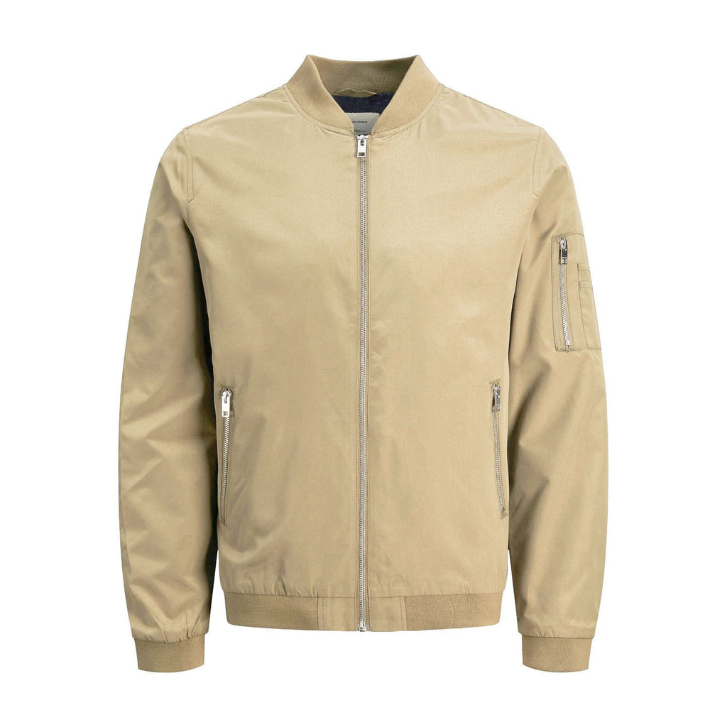 JACK & JONES BOMBER JOMER BOMBER BEIGE 12165203/SWX-MHI-2022 BEIGE